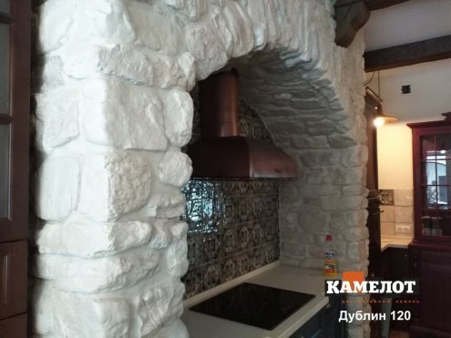 Искусственный камень плоский Камелот Дублин 120 бежевый рис 4