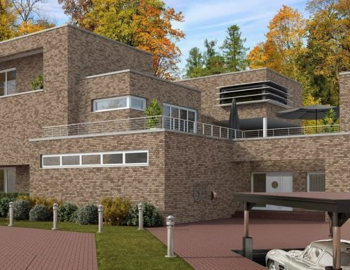 Клинкерная плитка Feldhaus Klinker Vascu R773DF11 argo antrablanca 240х52х11 мм плоский элемент рис 3