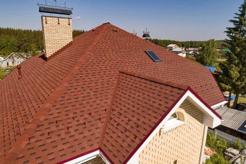 Гибкая битумная черепица гонт Shinglas Country огайо гранулят 1000х335-338 мм рис 3