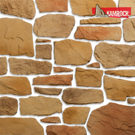 Искусственный камень плоский Kamrock Альпийская деревня 08680 коричневый рис 1