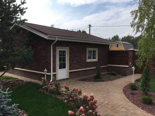 Искусственный камень плоский White Hills Сити Брик 375-70 красный рис 3