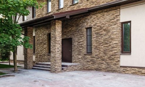 Искусственный камень плоский Atlas Stone Скалистая гора 025 бежевый рис 2