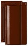 Керамическая черепица рядовая Creaton Optima finesse wienrot  глазурь 441х262 мм рис 2