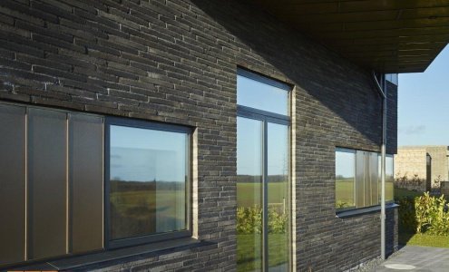Искусственный камень плоский Atlas Stone Клинкер узкий 519 серый рис 2