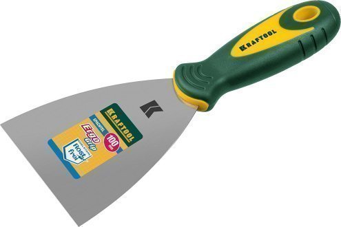 Шпательная лопатка KRAFTOOL с 2-компонентной ручкой, нержавеющее полотно, 100мм арт.10035-100 рис 2
