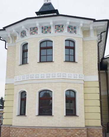 Искусственный камень плоский Atlas Stone Травертин 10 171 бежевый рис 7