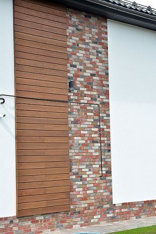 Искусственный камень плоский Eco Stone Кембридж 06-16 красный рис 3