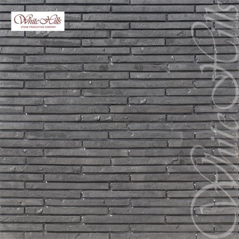 Искусственный камень плоский White Hills Реген Брик 694-80 черный рис 1