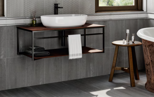 Керамическая плитка Kerama Marazzi Ломбардиа темно-серый матовая 400х250х8мм рядовая плитка 6399 рис 3