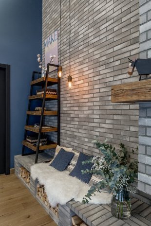 Клинкерная плитка Stroeher Kontur 8016 472 grau engobiert 240х52х12 мм плоский элемент рис 7