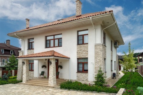 Искусственный камень плоский White Hills Уорд Хилл 130-00 белый рис 4