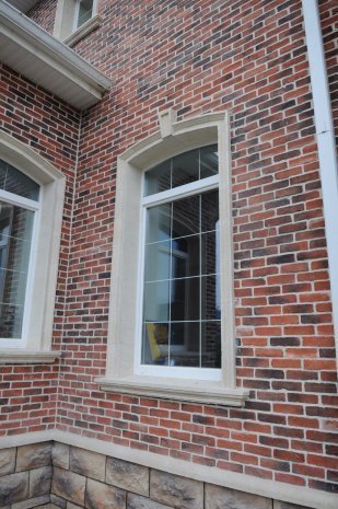 Декоративное изделие из бетона Eco Stone (Эко Стоун) цвет: 11, размер: 300х112х50мм, Наличник Н-02 правый рис 3
