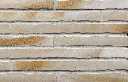 Клинкерная плитка Stroeher Riegel 50 7750 450 gold-weiss 490х40х14 мм плоский элемент рис 1