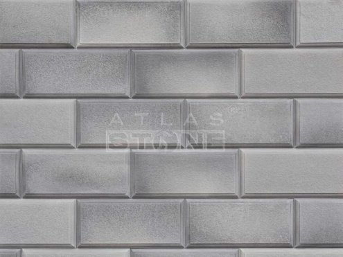 Искусственный камень угловой Atlas Stone Пальмира 023 серый рис 1