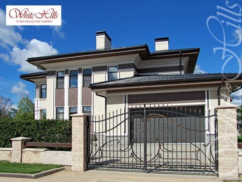Искусственный камень плоский White Hills Толедо 400-10 бежевый рис 6