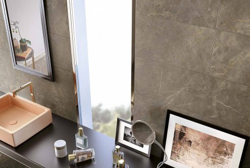 Керамогранит Atlas Concorde Supernova Stone Grey LASTRA матовая структурная ректификат 600х600х20 мм рядовая плитка 610010001166 рис 3