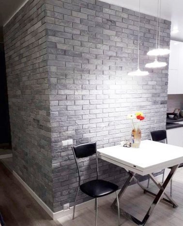 Искусственный камень угловой Eco Stone Ванкувер 06-08 серый рис 2