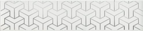 Керамическая плитка Kerama Marazzi Ломбардиа белый матовая 250х54х8мм бордюр AD/A569/6397 рис 1