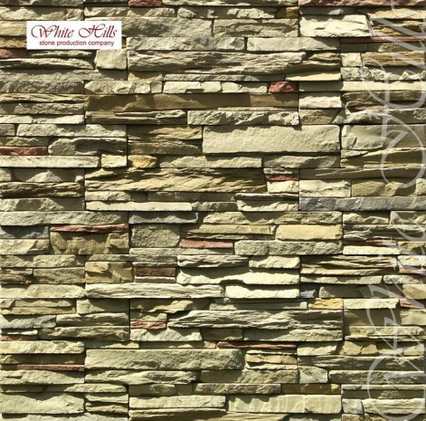 Искусственный камень плоский White Hills Кросс Фелл 101-90 серый рис 1