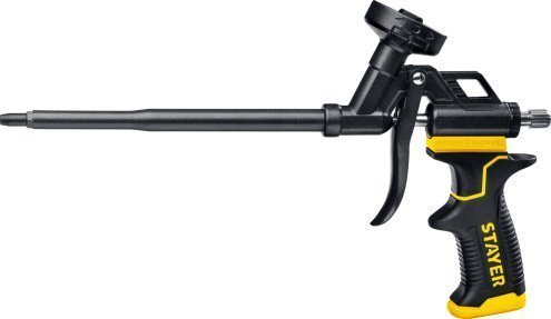 Пистолет для монтажной пены STAYER BLACK PRO с полным тефлоновым покрытием, арт.06862_z02 рис 1