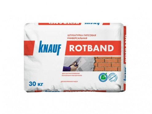 Штукатурка Knauf Ротбанд, цвет: серый (мешок 30кг) рис 1
