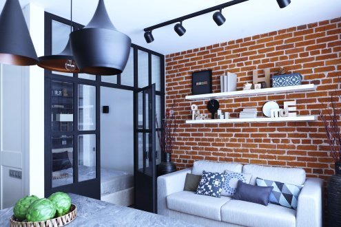Искусственный камень плоский White Hills Лондон Брик 302-60 красный рис 3