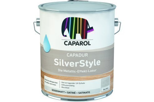 Лазурь Caparol Capadur SilverStyle с металлическим отблеском 0,75 л рис 1
