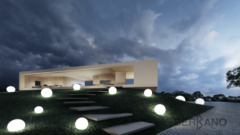 Шар Berkano Orby 40, размер:40x40x35см, подсветка LED Е27, IP68, арт.210_001_03_106 рис 2