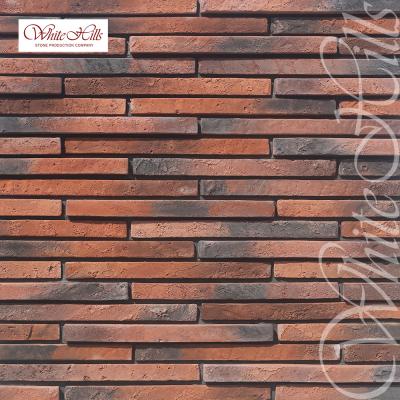 Искусственный камень угловой White Hills Бран Брик 3D 695-78 красный рис 1