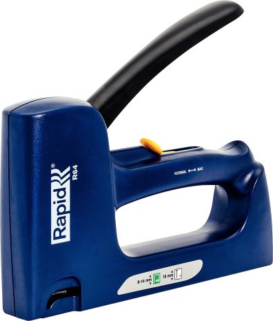 Степлер ручной для скоб RAPID R64E 2-в-1: тип 140 и 300, арт. 21000860 рис 1