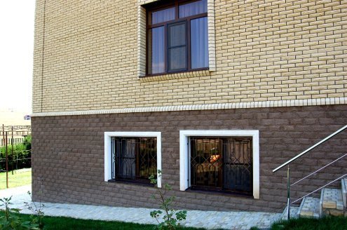 Искусственный камень плоский Atlas Stone Известняк широкий 057 коричневый рис 3