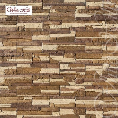 Искусственный камень угловой White Hills Хайлэнд 291-25 коричневый рис 1
