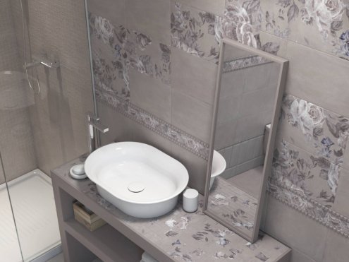 Керамическая плитка Kerama Marazzi Александрия cерый матовая 300х200х6,9мм рядовая плитка 8266 рис 2