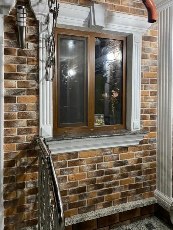 Искусственный камень угловой Leonardo Stone Лион 485 красный рис 7