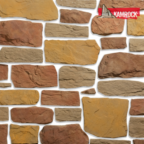Искусственный камень угловой Kamrock Альпийская деревня 08672 коричневый рис 1