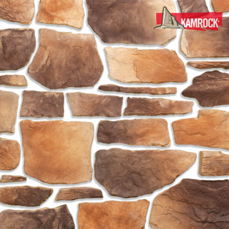Искусственный камень угловой Kamrock Альпийская деревня 08772 коричневый рис 1