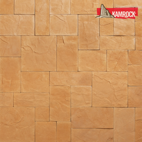 Искусственный камень плоский Kamrock Византийский дворец 02940 оранжевый рис 1