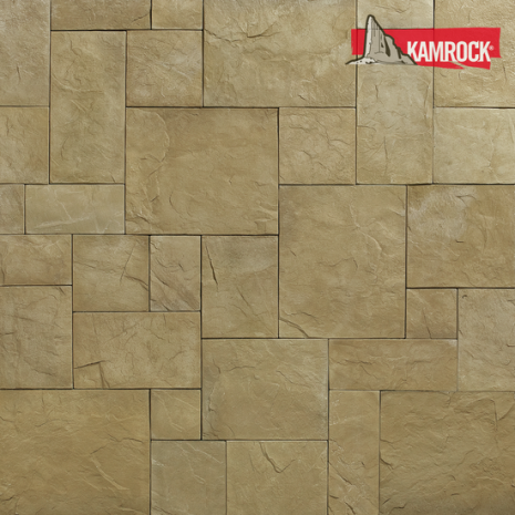 Искусственный камень плоский Kamrock Византийский дворец 02960 бежевый рис 1