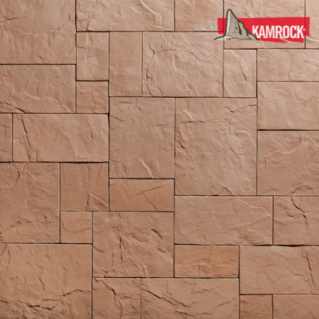 Искусственный камень плоский Kamrock Византийский дворец 02970 коричневый рис 1