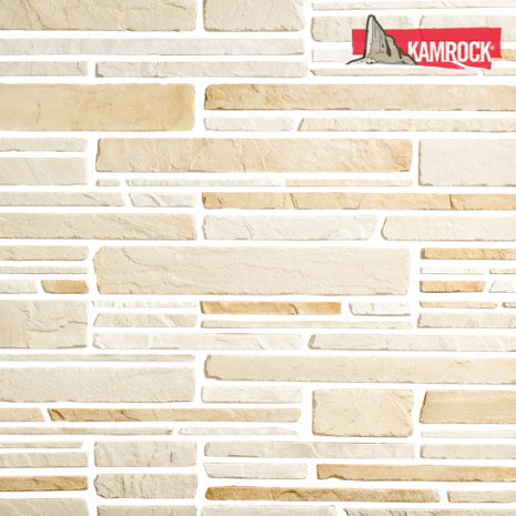 Искусственный камень угловой Kamrock Горное шале 53032 бежевый рис 1