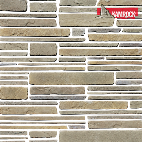 Искусственный камень плоский Kamrock Горное шале 53060 зеленый рис 1