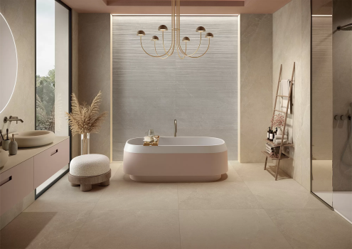 Керамогранит Ava Ceramica Noble Stone Beige natural 2800х1200х6 мм рядовая плитка 199083 рис 2