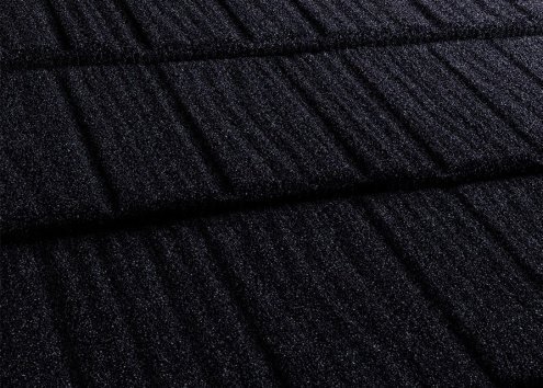 Композитная черепица гонт Gerard Shake deep black с посыпкой 1310х410 мм рис 1