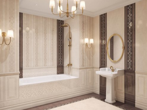 Керамогранит Kerama Marazzi Версаль бежевый матовая 300х300х11мм декор наборный ID109 рис 3