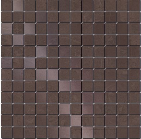 Керамическая плитка Kerama Marazzi Версаль коричневый глянцевая 300х300х9мм декор мозаичный MM11139 рис 1