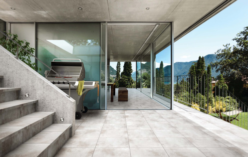 Керамогранит Lifebrick Platform Grey strutturato/rettificato 900х600х20 мм рядовая плитка 09Pl.Grey рис 2