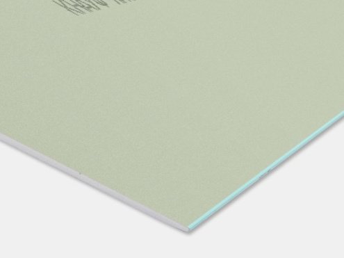 Гипсокартон ГКЛВО (ГСП-DFH2) (влаго-огнестойкий) Кнауф 1200х2500х12,5мм рис 1