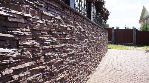 Искусственный камень плоский Leonardo Stone Перуджа 709 коричневый рис 3