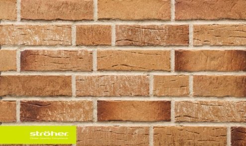 Клинкерная плитка Stroeher Steinlinge 7370 372 amberbeige 240х71х14 мм плоский элемент рис 1