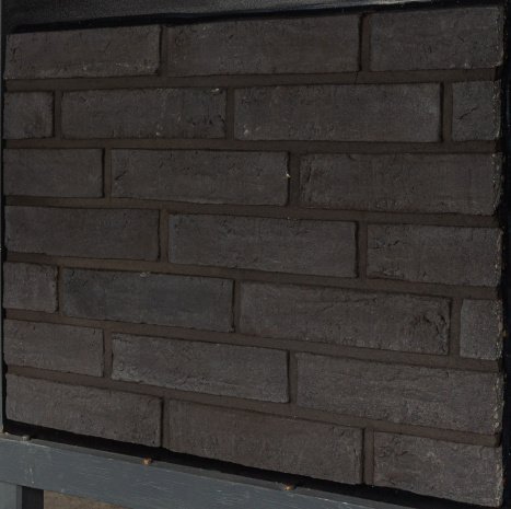 Искусственный камень плоский Lifebrick Клио 650 черный рис 2